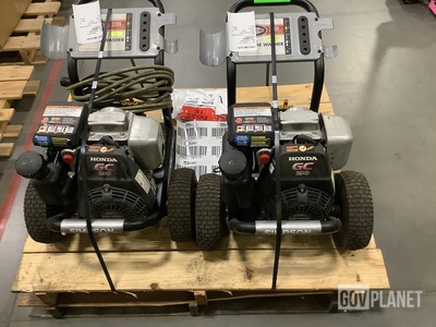 (2) Simpson 3200 PSI Pressure Washers