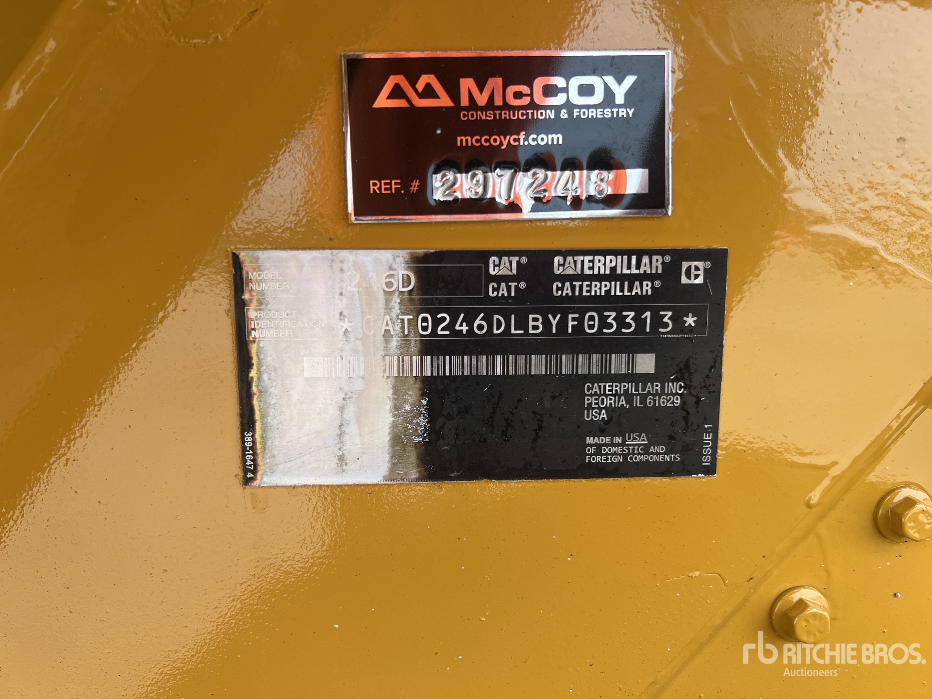 2017 Cat 246D Skid Steer Loader