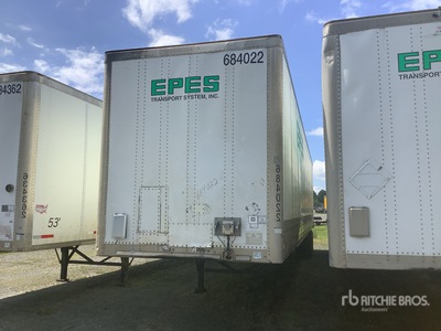 2014 Wabash 53 ft x 102 in T/A Van Trailer