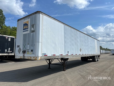 1998 Stoughton 53 ft x 102 in T/A Remolque de furgoneta