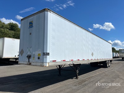 1998 Stoughton AVW532TSC 53 ft x 102 in T/A Van Trailer
