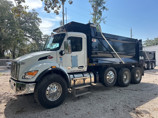 2024 Peterbilt 548 8x4 Tri/A Dump Truck