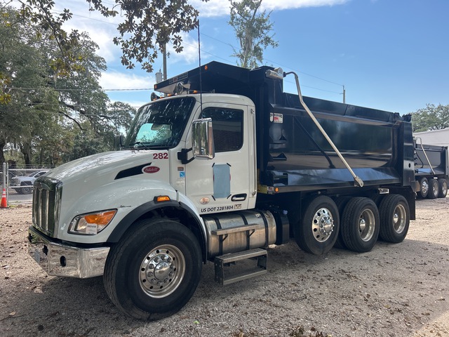 2024 Peterbilt 548 8x4 Tri/A Dump Truck