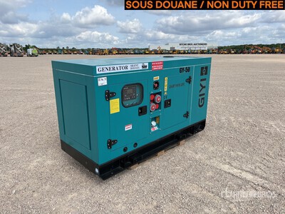 2023 GIYI GY-50 62.5 KVA Skid-Mounted Groupe Electrogene (Non Utilise) 発電機セット (250-749 kw/310-950 kva) (Unused)