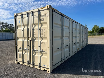 2025 40 ft High Cube Multi-Door Storage Container
