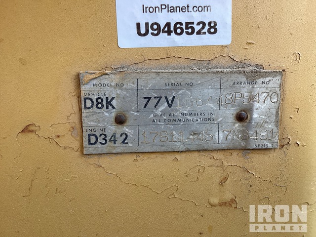 TOPADOR FRONTAL 1978 CATERPILLAR D8K