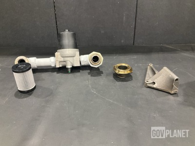 (1) Fluid Filter, (5) Brackets, (12) Covers, (26) Rods & Assorted Items