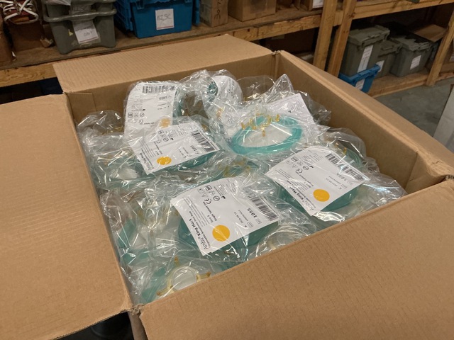 (50) Disposable Anesthesia Face Masks PN 1055