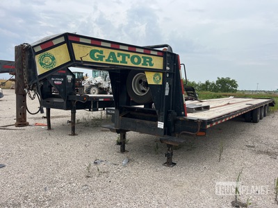 2015 Gatormade 40 ft Tri/A Gooseneck Equipment Trailer