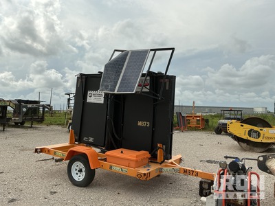 2019 Solar Tech Silent Messenger Solar Message Board (Inoperable)