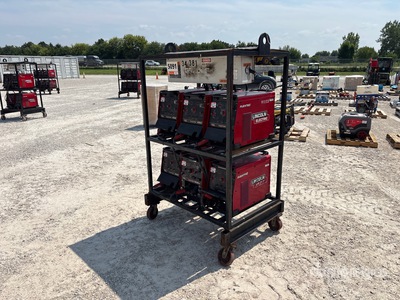Quantity of (6) Lincoln Electric Flextec 450 450 A Skid-Mounted Multi-Process معدة لحام كهربائي