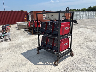 Quantity of (6) Lincoln Electric Flextec 450 450 A Skid-Mounted Multi-Process معدة لحام كهربائي