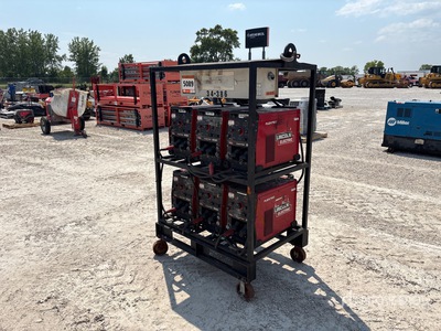 Quantity of (6) Lincoln Electric Flextec 500 500 A Skid-Mounted Multi-Process Electric Welder