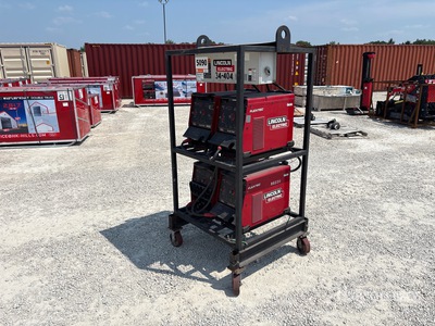 Quantity of (4) Lincoln Electric Flextec 450 450 A Skid-Mounted Multi-Process معدة لحام كهربائي