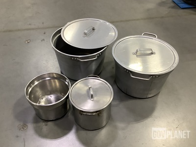 (24) Assorted Stock Pots w/Lids