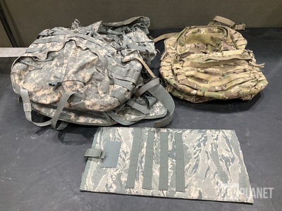 (71) Hydration System Carriers, (7) Rucksack Packs & Assorted Items