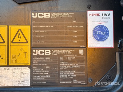 2021 JCB 555P260R Teleskoplader