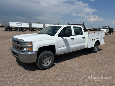 2016 Chevrolet Silverado 2500HD 4x4 Crew Cab Utility Truck