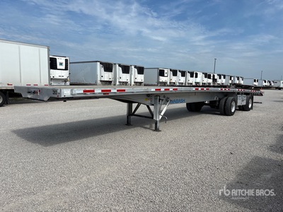 2024 Wabash FLCVBAL 53 ft T/A Spread Axle Flatbed Trailer