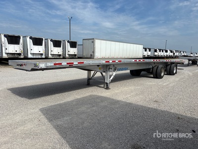 2024 Wabash FLCVBAL 53 ft T/A Spread Axle Flatbed Trailer