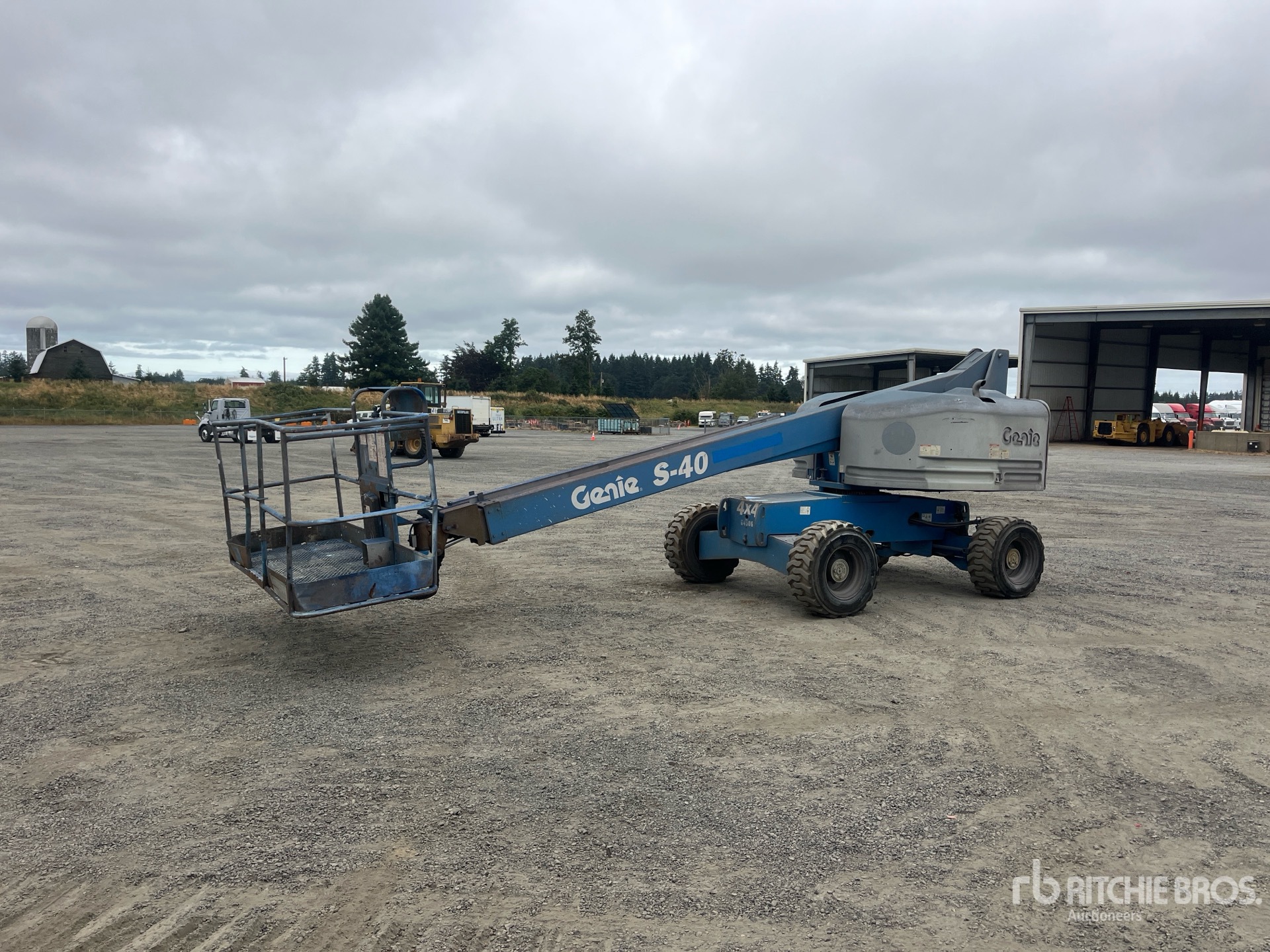 2014 Genie S-40 4WD Diesel Piattaforma monobraccio