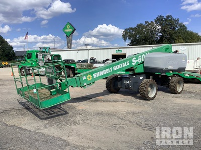 2015 Genie S-60X 4WD Diesel Telescopic Boom Lift