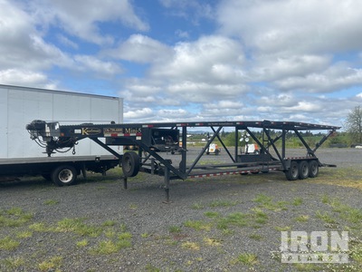 2018 Kaufman Mini 5 Tri/A Open Car Carrier Trailer