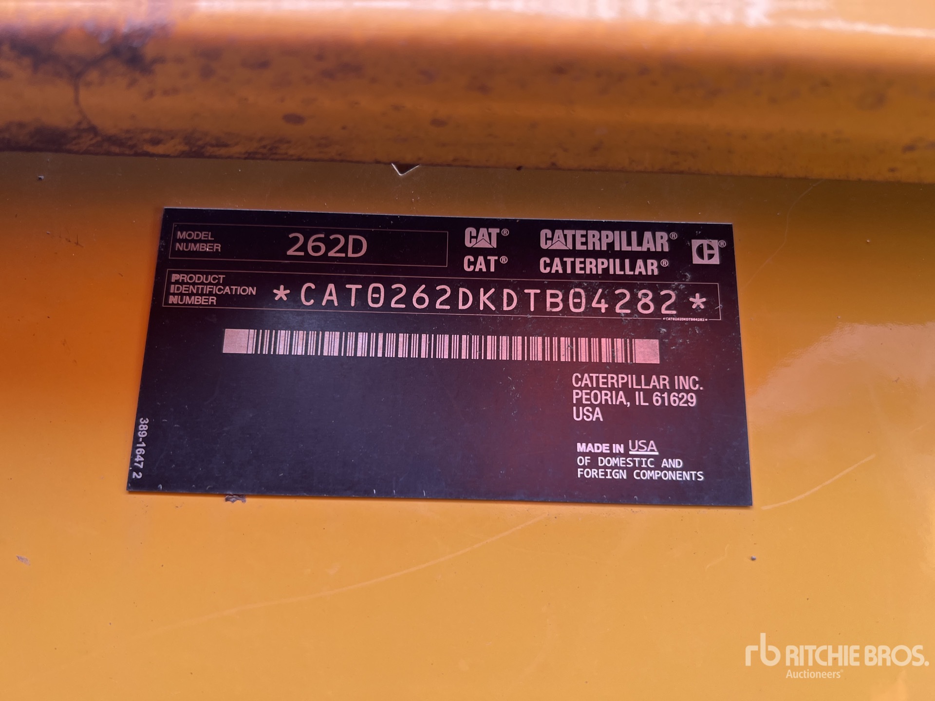 2016 Cat 262D Two-Speed Minicargadora