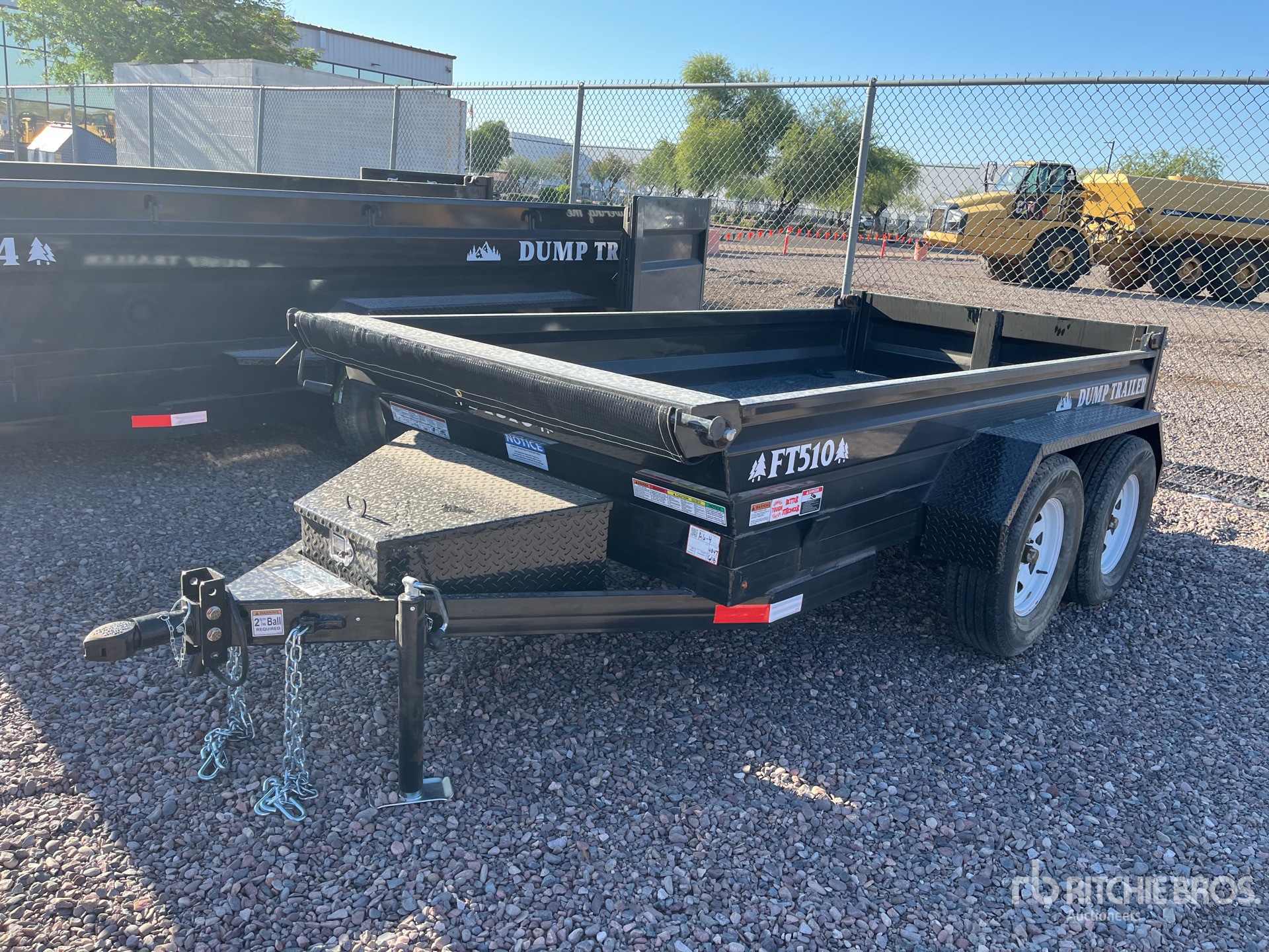 2025 Industrias America FT510 10 ft T/A Dump Utility Trailer (Unused)