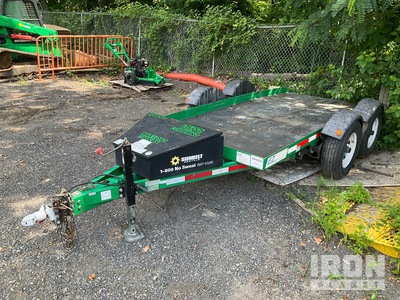 2017 Pratt EZ-1265TS 12 ft T/A Tilt Deck Trailer