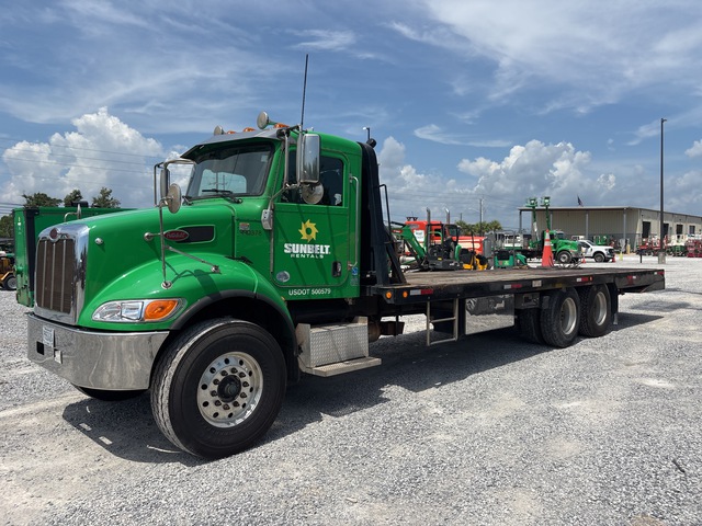 2017 Peterbilt 348 6x4 Flatbed Truck