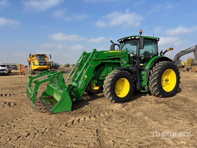 2018 John Deere 6195R 4WD Tractor