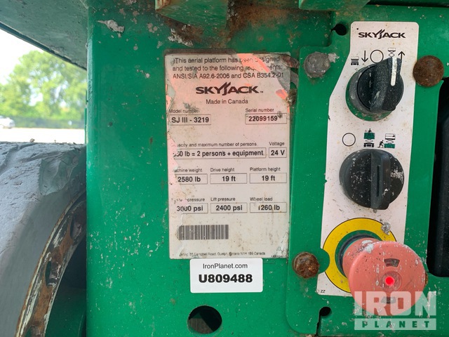 ELEVADOR TIJERA 2016 SKYJACK SJIII3219