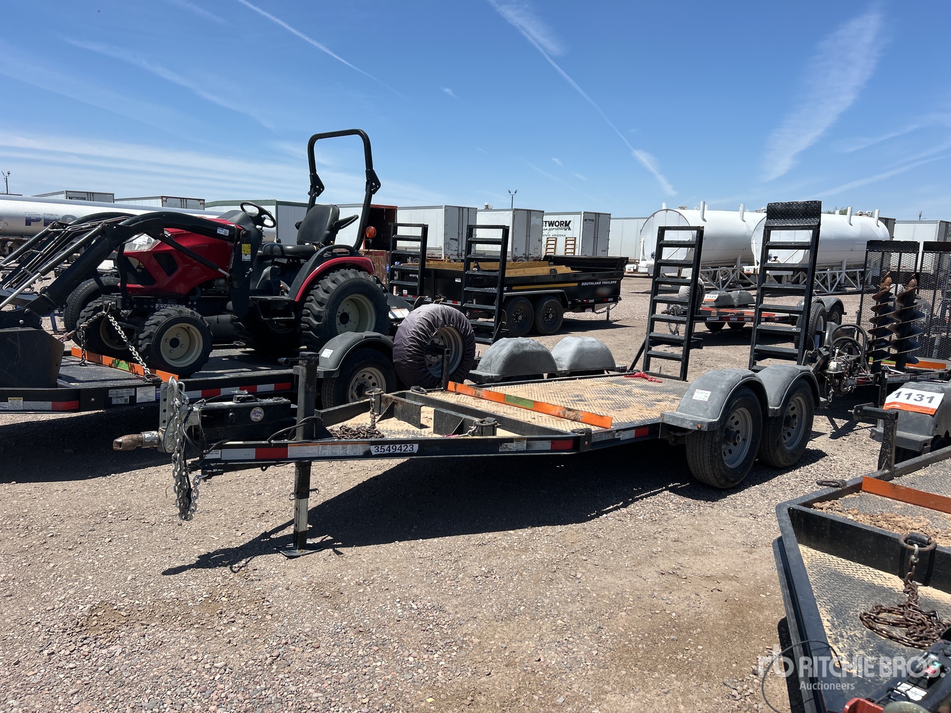 2020 Snake River 10 ft T/A Equipment Trailer