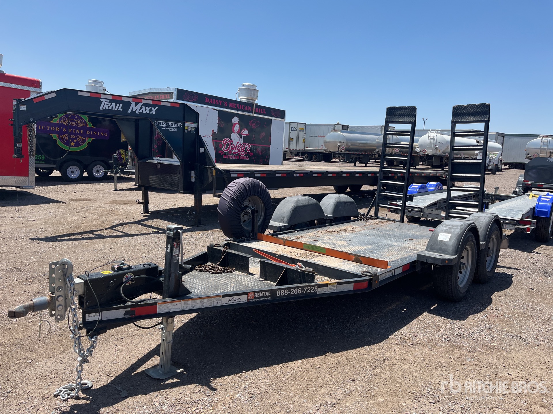 2019 Snake River 10 ft T/A Equipment Trailer