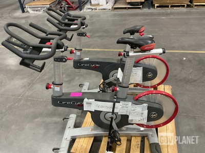(2) Life Fitness GX Exercise Bikes