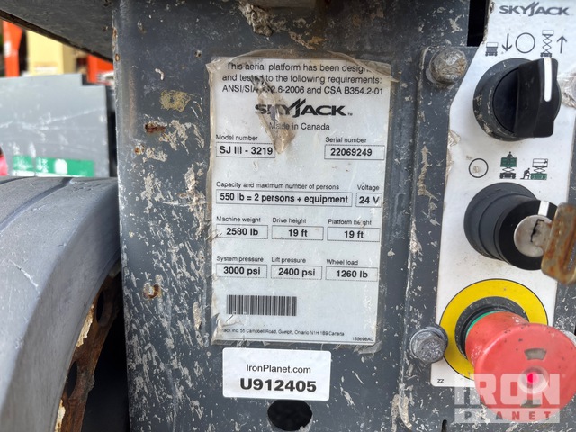 ELEVADOR TIJERA 2014 SKYJACK SJIII3219