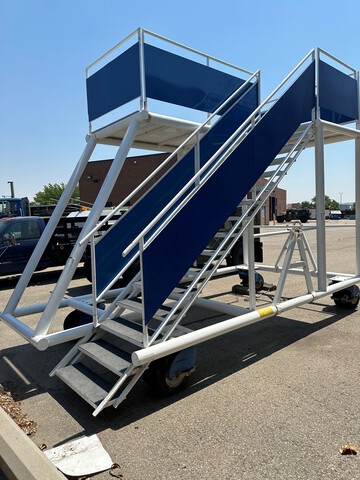 Boarding Runway Stairs