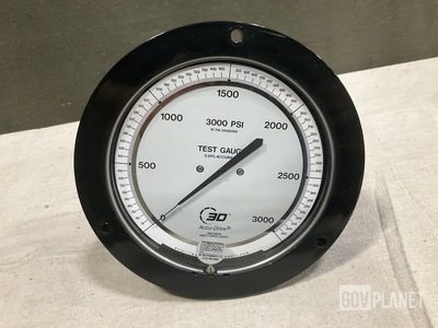 (3) 3D Instruments 25545-33B21 Dial Indicating Pressure Gauges