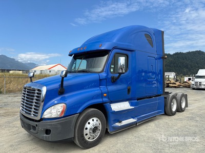 2016 Freightliner Cascadia 6x4 T/A Sleeper Truck Tractor