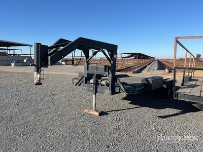 17 ft T/A Gooseneck Equipment Trailer