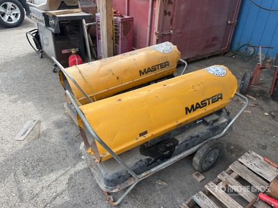 Quantity of (2) Master 350000 BTU Space Heater