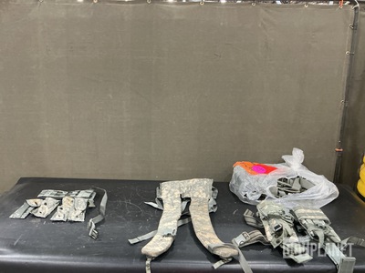 (37) Shoulder Straps, (55) Holster Carriers (14) Assault Panels & Assorted Items