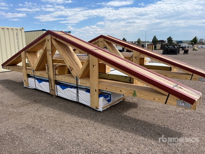 16 Ft x 24 Ft x 40 Ft Pole Barn Package Magazzino (Unused)