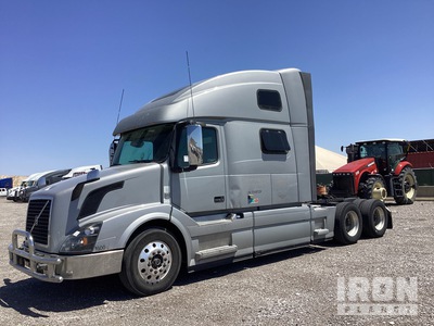 2014 Volvo VNL64780 6x4 Sleeper Truck Tractor