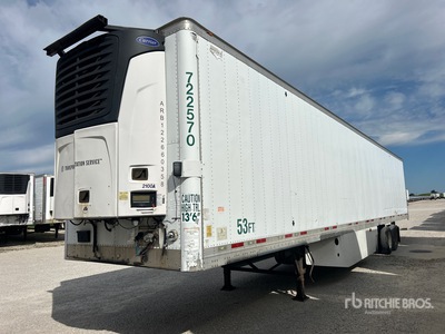 2012 Wabash 53 ft x 102 in T/A Remorque frigorifique