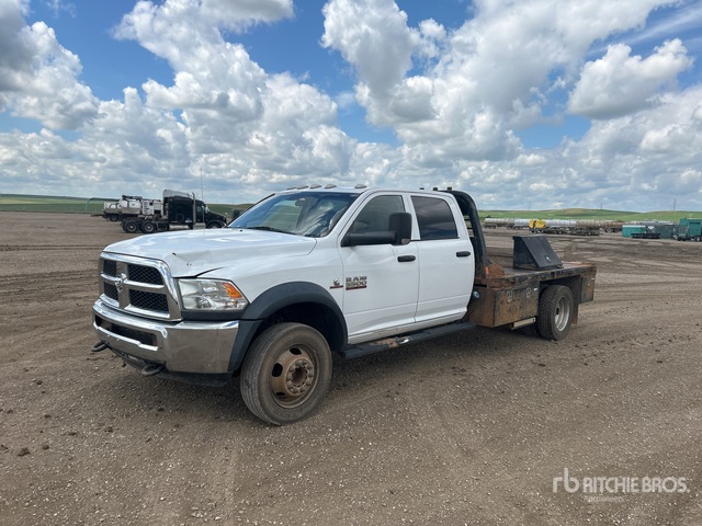 2018 Ram 5500 4x4 Crew Cab Flatbed Truck | Ritchie Bros. Auctioneers