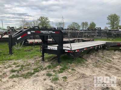2023 Swartz 45 ft T/A Gooseneck Apparatuur aanhangwagen