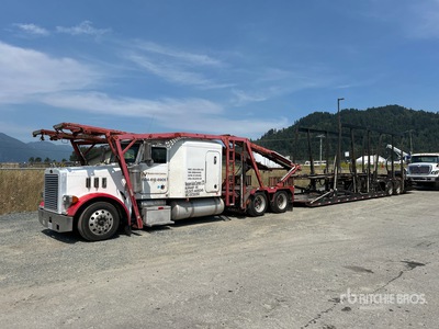 2005 Peterbilt 379 6x4 Sleeper Car Carrier Truck