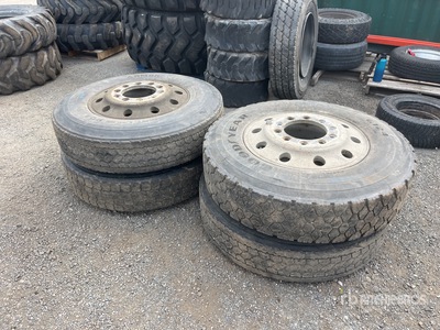 Quantity of (4) 11R24.5 Tires